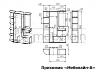 Прихожая Мебелайн-8 — фото № 4