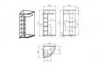 Радиусный шкаф-купе Гудлайн-1 — фото № 4