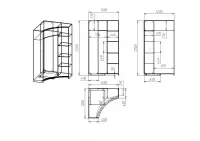 Радиусный шкаф-купе Гудлайн-8 — фото № 4