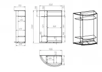 Радиусный шкаф-купе Гудлайн-15 — фото № 4