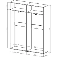 Шкаф для одежды Турин-9 — фото № 5