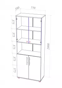 Шкаф офисный А-18 — фото № 5