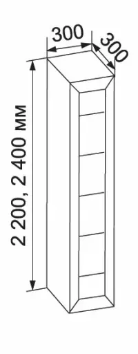 Книжный шкаф 300 Верона-1 — фото № 2