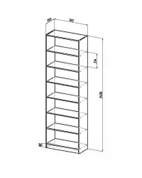 Стеллаж Гудлайн-8 вариант 2 — фото № 13