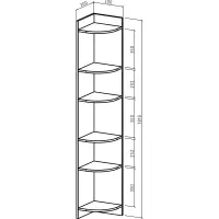 Угловой стеллаж Мелани-3 — фото № 6