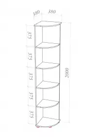 Угловой стеллаж А-34 — фото № 4