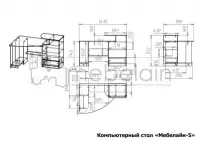 Угловой компьютерный стол Мебелайн-5 — фото № 3
