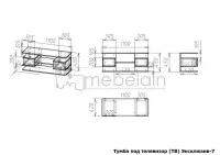 Тумба под телевизор Эксклюзив-7 — фото № 4