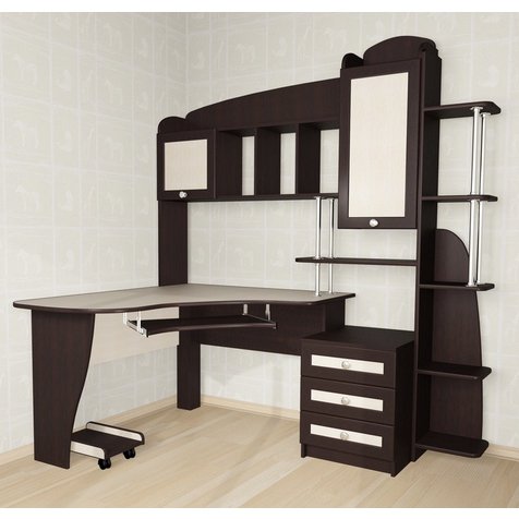 Угловой компьютерный стол Мебелайн-12