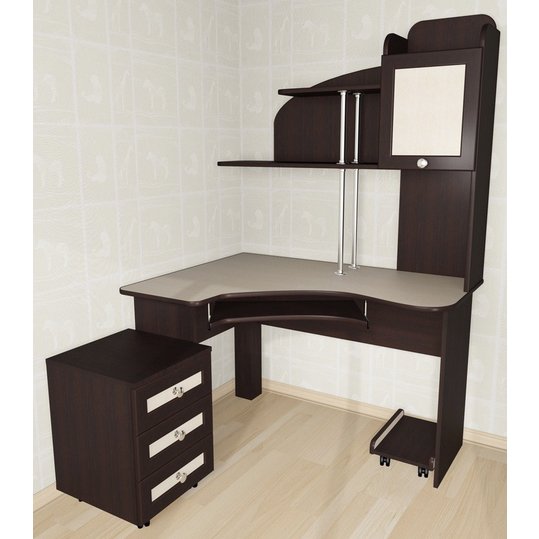 Угловой компьютерный стол Мебелайн-14