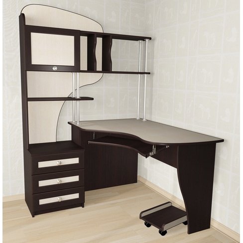 Угловой компьютерный стол Мебелайн-15