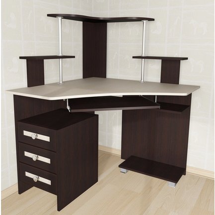 Угловой компьютерный стол Мебелайн-34