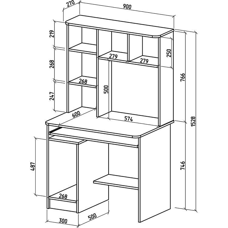 Письменный стол Мелани-8