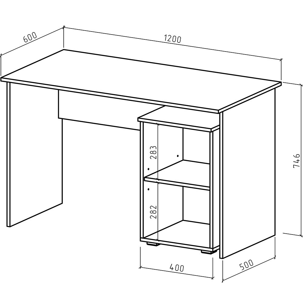 оптимальные размеры стола для компьютера