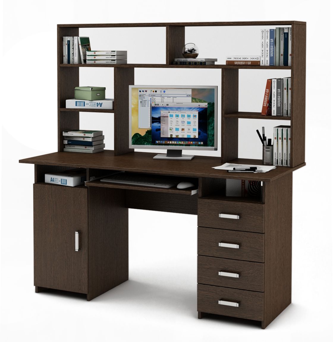 Стол письменный с надстройкой Виго-7К