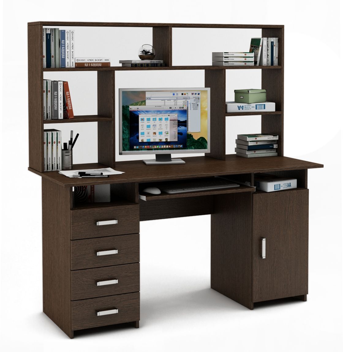 Стол письменный с надстройкой Виго-8К