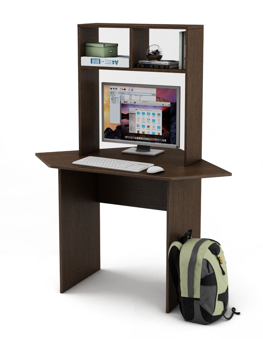 Угловой стол с надстройкой Виго