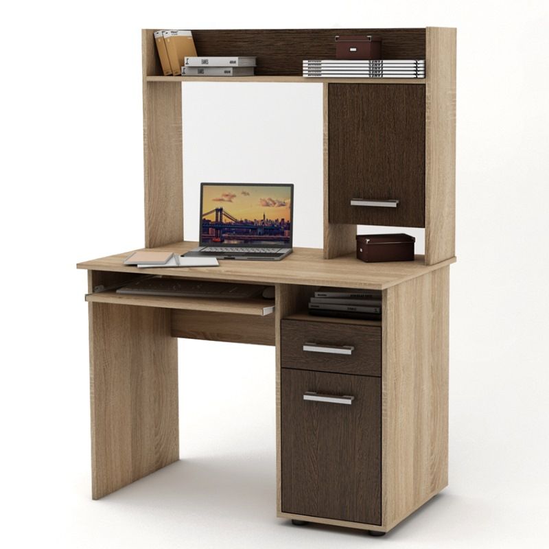 Стол письменный с надстройкой Дарем-9