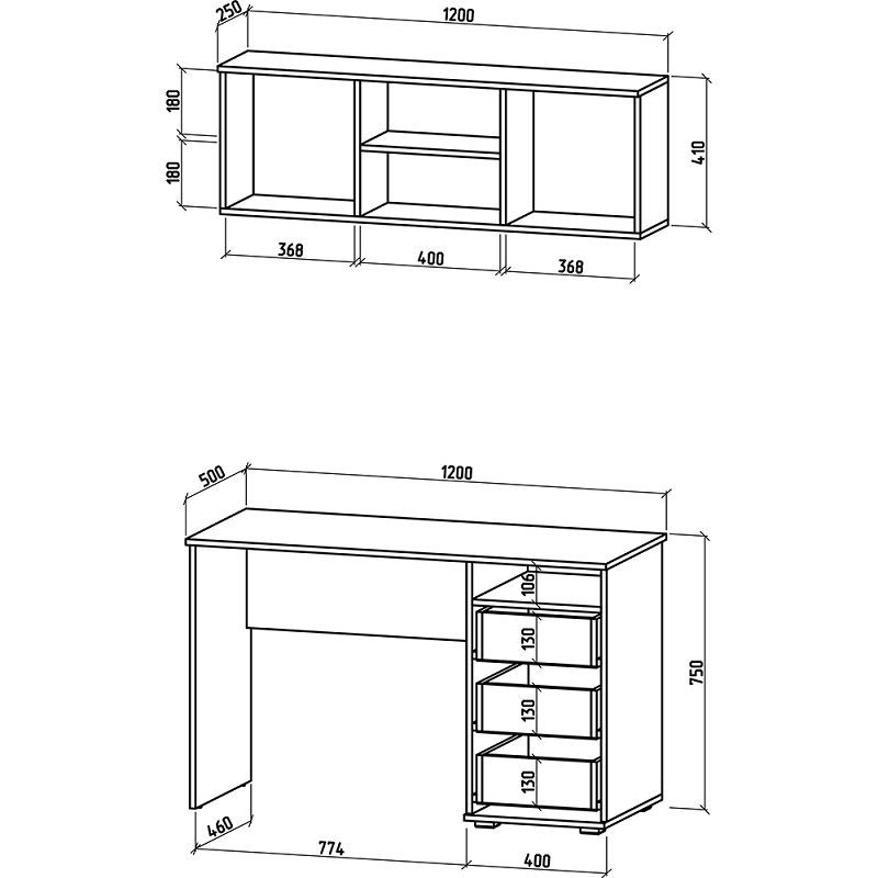 Письменный стол Альби-7