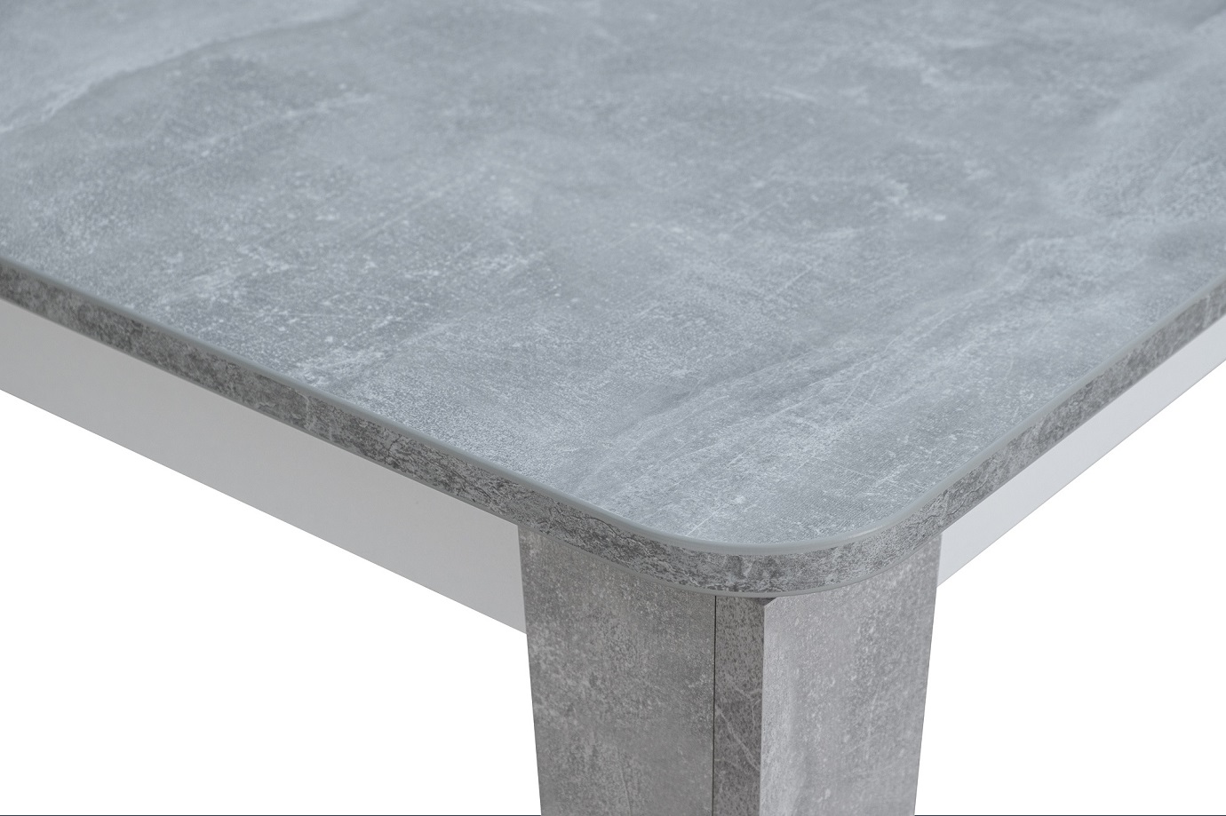 Стол sirius бетон белый 120
