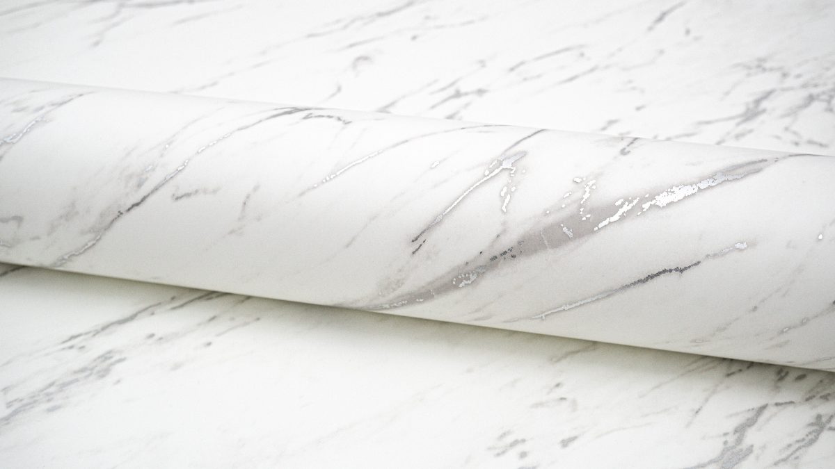 ПВХ-плёнка АДИЛЕТ Marble MA-24 Кроскат на изгибе - фото декора