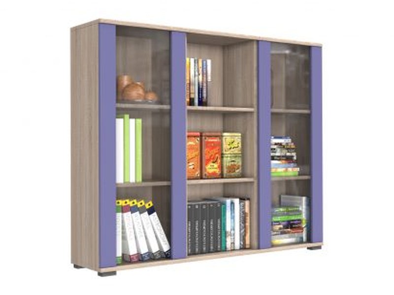 Готовые угловые книжные шкафы