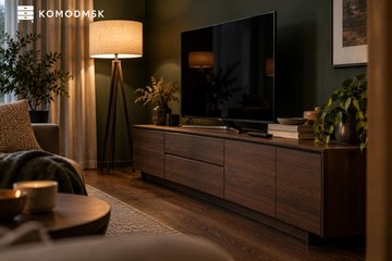 Комод под телевизор: какая высота удобна для просмотра