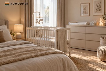 Детская кроватка в спальне родителей: как расставить мебель